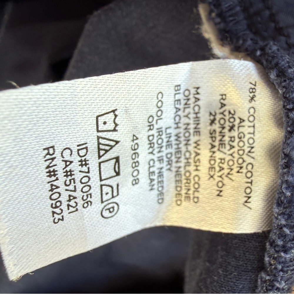 LOFT Plus Marisa Riviera Crop Pants Navy Women’s Size 20 - Picture 4 of 9